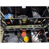 Image 2 : BLACK HAMPTON METAL 2 TIER COMMERCIAL STORAGE RACK WITH ASSORTED EXERCISE EQUIPMENT CONTENTS