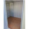 Image 2 : NEW 86"H X 77"W X 97 3/4"L BEIGE COMMERCIAL OFFICE SHIPPING CONTAINER WITH SIDE MAN DOOR,