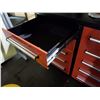 Image 2 : RED STEELMAN 25 DRAWER WORK BENCH H36" X W113" X D29" WITH ANTI-SLIP LINING