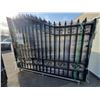 Image 2 : GREATBEAR BLACK 20' BI-PARTING WROUGHT IRON GATE