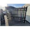 Image 2 : GREATBEAR BLACK 20' BI-PARTING WROUGHT IRON GATE