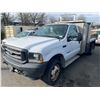 Image 1 : 2004 FORD F-450 XL SUPERDUTY, 2DR DUMP TRUCK, WHITE, VIN # 1FDXF46P24EA59225