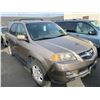 Image 2 : 2004 ACURA MDX, 4DR SUV, GOLD, VIN # 2HNYD18664H000067