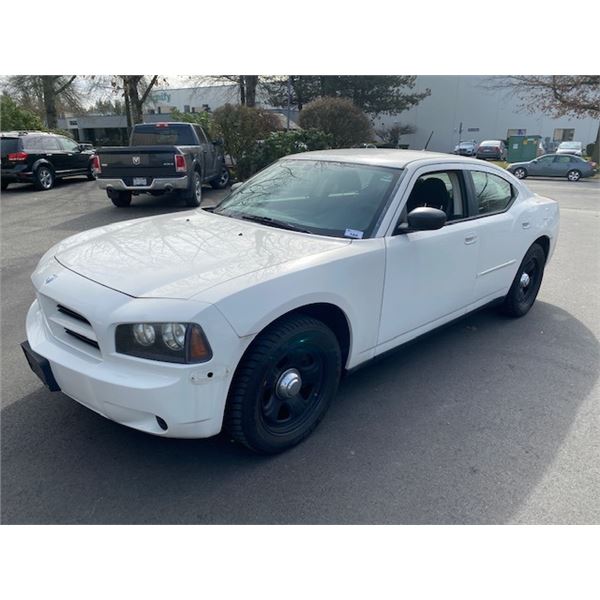 2008 DODGE CHARGE, 4DR SEDAN, WHITE, VIN # 2B3KA43G58H170756