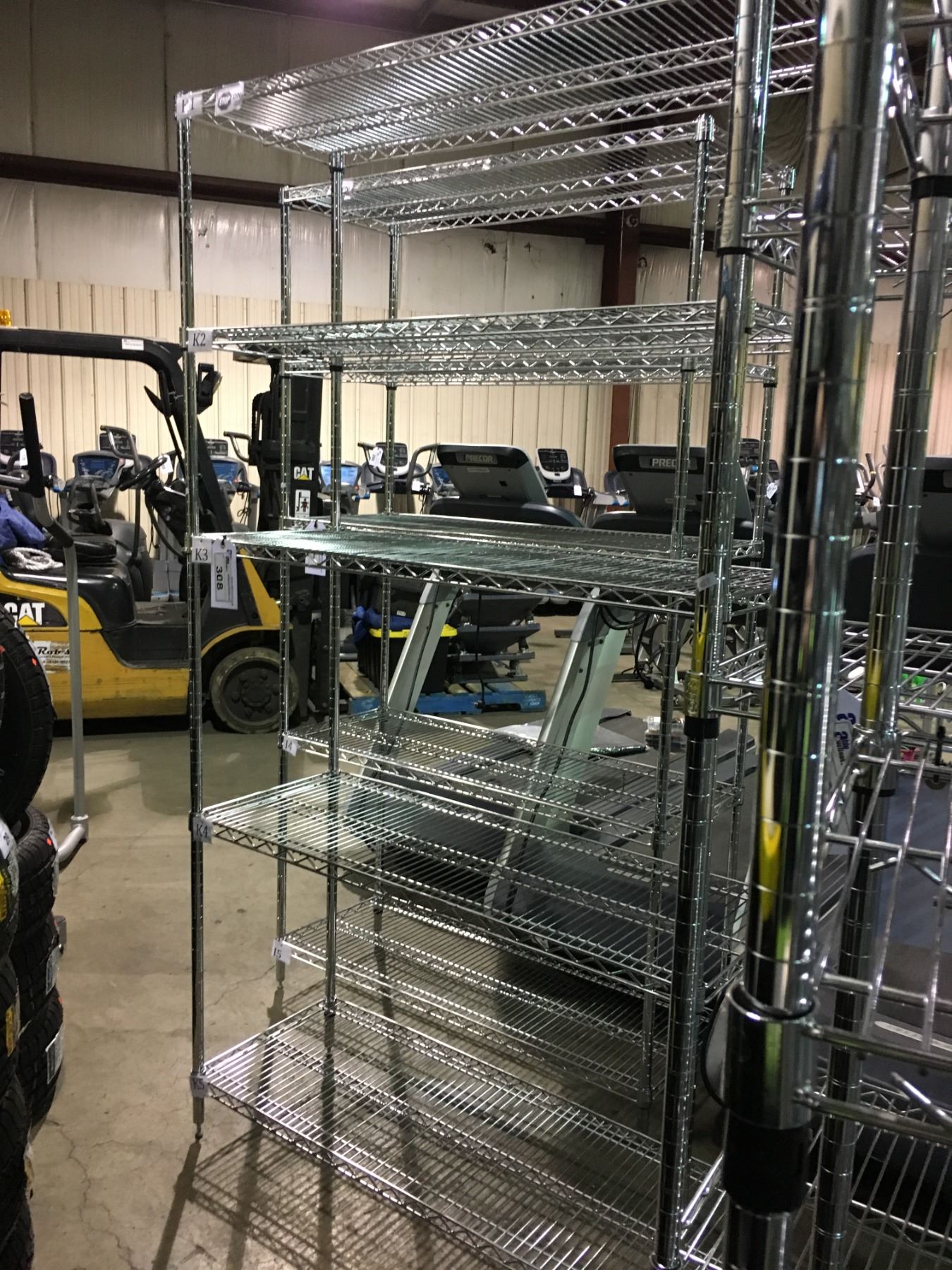 Ss Metro Racks 5 TIER STAINLESS STEEL METRO STYLE RACKING H87