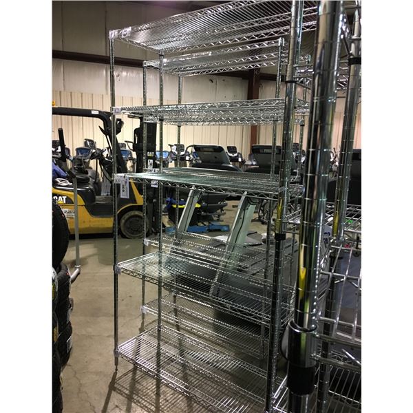 Wall Metro Racking 5 TIER STAINLESS STEEL METRO STYLE RACKING H87