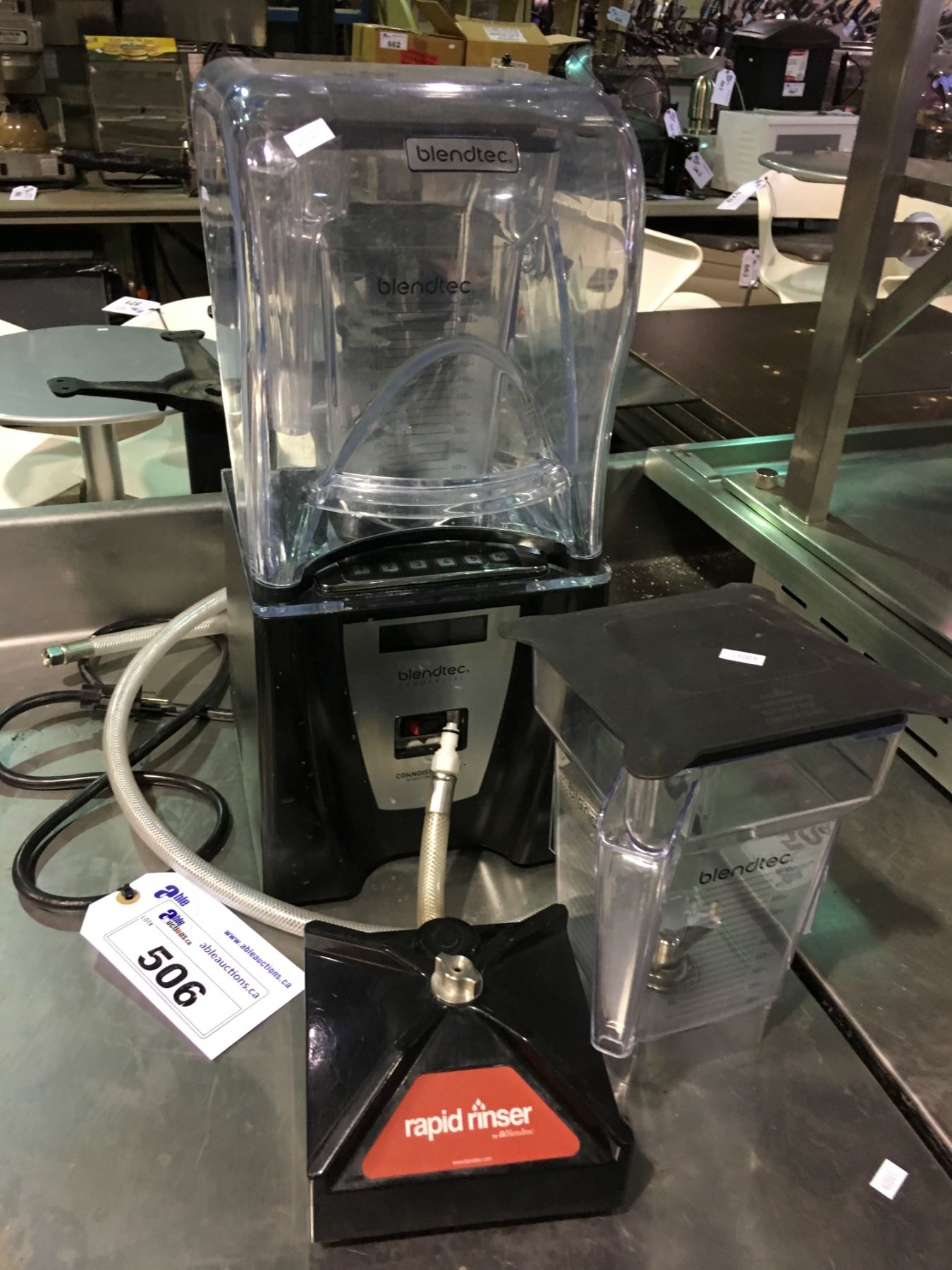 BLENDTEC CONNOISSEUR COMMERCIAL BLENDER STATION WITH 2 - 1000ML BLEND ...