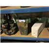 Image 3 : SHELF OF ASSORTED SMALL INDOOR/OUTDOOR DECORATIVE WATER FOUNTAINS