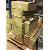 Image 1 : PALLET OF ASSORTED SIZED OUTDOOR PATIO FIRE TABLE COVERS