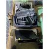 Image 1 : LARGE LOT OF DESK TOP COMPUTER MONITORS, KEY BOARDS, MICE AND STAPLERS