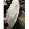 Image 3 : PALLET OF ASSORTED PARTS INCLUDING STAINED WOOD TABLE TOP AND PROPANE HEATER HEAT SHIELD AND LARGE