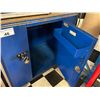 Image 2 : SUN BLUE METAL MOBILE SERVICE EQUIPMENT LOCKING STORAGE CABINET