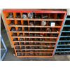 Image 2 : 3 METAL INDUSTRIAL HARDWARE SORTING BINS WITH ASSORTED MECHANICS HARDWARE