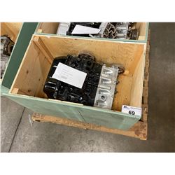 CRATE WITH RE-BUILT VOLKSWAGEN ENGINE