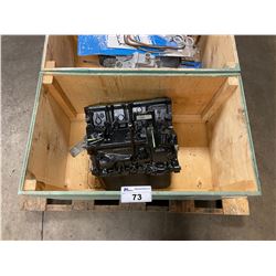 CRATE WITH RE-BUILT VOLKSWAGEN ENGINE