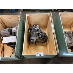 CRATE WITH RE-BUILT VOLKSWAGEN TRANSMISSION