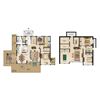 Image 2 : THE CRANDON LIVING AREA: 3 BDRMS 2.5 BATH, 1,577 SQ FT SINGLE DETACHED HOME FOOTPRINT: 44' X 38'