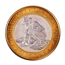 .999 Silver Sam's Town Las Vegas, Nevada $10 Limited Edition Casino Gaming Token