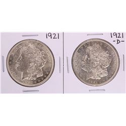 Lot of 1921-P/D $1 Morgan Silver Dollar Coins