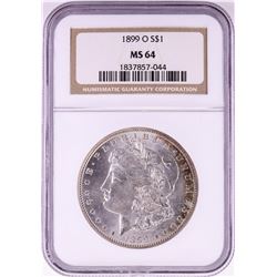1899-O $1 Morgan Silver Dollar Coin NGC MS64