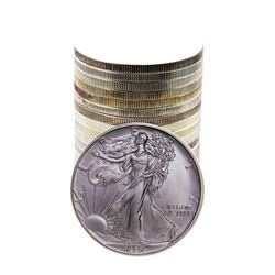 Roll of (20) Brilliant Uncirculated 1991 $1 American Silver Eagle Coins