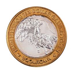 .999 Silver Boomtown Verdi, NV $10 Casino Limited Edition Gaming Token