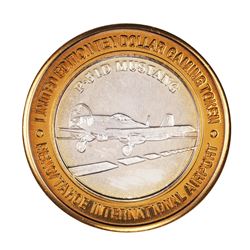 .999 Silver Fly RNO Reno Tahoe $10 Casino Limited Edition Gaming Token