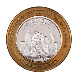 .999 Silver New York New York Hotel & Casino $10 Limited Edition Gaming Token
