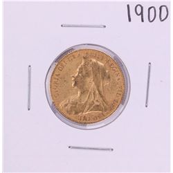 1900 Great Britain Sovereign Gold Coin