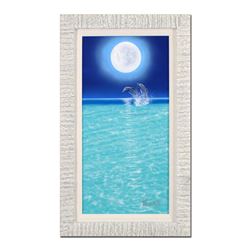 Dan Mackin "When The Moon Hits Your Eyes" Original Oil On Canvas