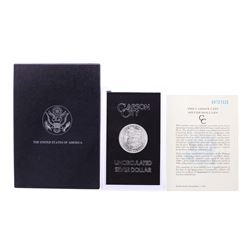 1883-CC $1 Morgan Silver Dollar Coin GSA Hoard Uncirculated w/Box & COA