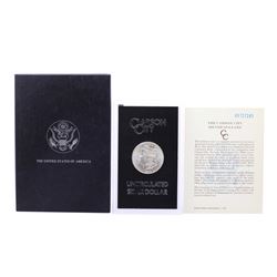 1883-CC $1 Morgan Silver Dollar Coin GSA Hoard Uncirculated w/Box & COA