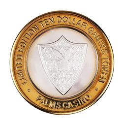 .999 Silver Palms Casino Las Vegas, NV $10 Casino Limited Edition Gaming Token