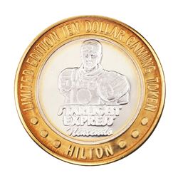 .999 Silver Hilton Las Vegas, Nevada $10 Casino Limited Edition Gaming Token