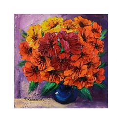 Yana Korobov "The Secret Of Summer" Original Acrylic On Canvas