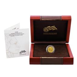 2008-W $5 Proof American Buffalo 1/10 oz. Gold Coin w/ Box & COA
