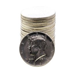 Roll of (20) 1964-D Kennedy Half Dollar Coins