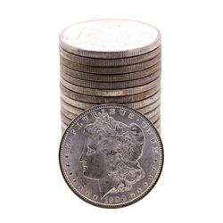 Roll of (20) Brilliant Uncirculated 1900 $1 Morgan Silver Dollar Coins