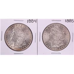 Lot of 1884-1885 $1 Morgan Silver Dollar Coins