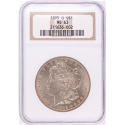 1895-O $1 Morgan Silver Dollar Coin NGC MS63