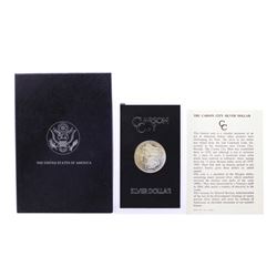 1884-CC $1 Morgan Silver Dollar Coin GSA Hoard Uncirculated w/Box & COA