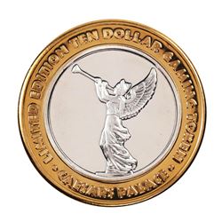 .999 Silver Caesars Palace Las Vegas, Nevada $10 Casino Limited Edition Gaming Token