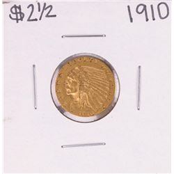 1910 $2 1/2 Indian Head Quarter Eagle Gold Coin