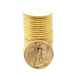 Lot of (25) 1999 $5 American Gold Eagle Coins