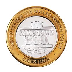 .999 Silver Sam's Town Las Vegas, Nevada $10 Limited Edition Casino Gaming Token