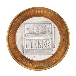 .999 Silver McCarran International Airport $10 Casino Limited Edition Gaming Token