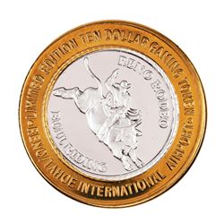 .999 Silver Fly RNO Reno Tahoe Nevada $10 Casino Limited Edition Gaming Token