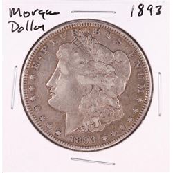 1893 $1 Morgan Silver Dollar Coin