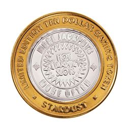 .999 Fine Silver Stardust Casino Las Vegas, NV $10 Limited Edition Gaming Token