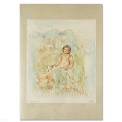 "The Forest Friend" Limited Edition Lithograph by Edna Hibel (1917-2014), Number